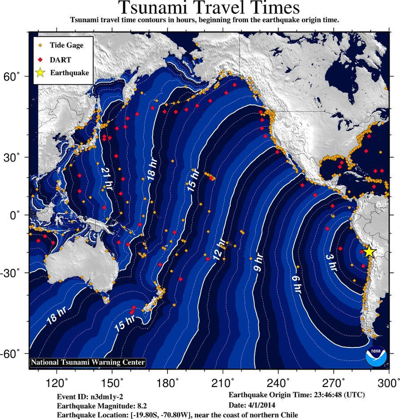 Illustration for article titled Geoscience of the Megaquake and Tsunami in Chile